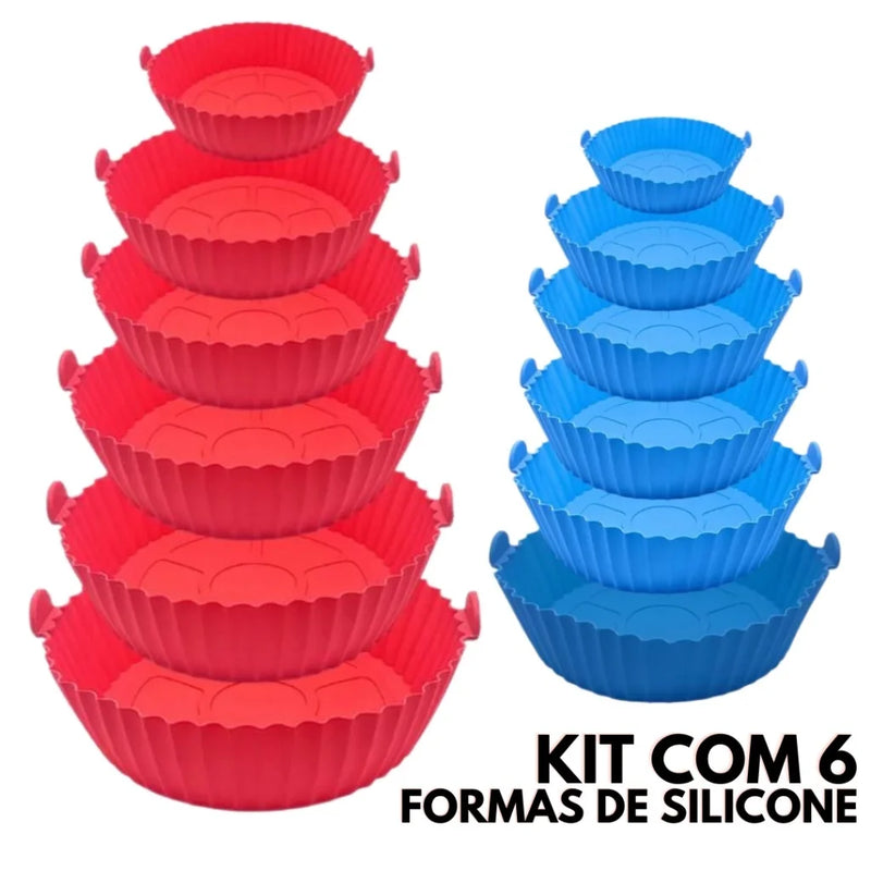 Kit de 6 Capas Protetoras de Silicone para AirFryer