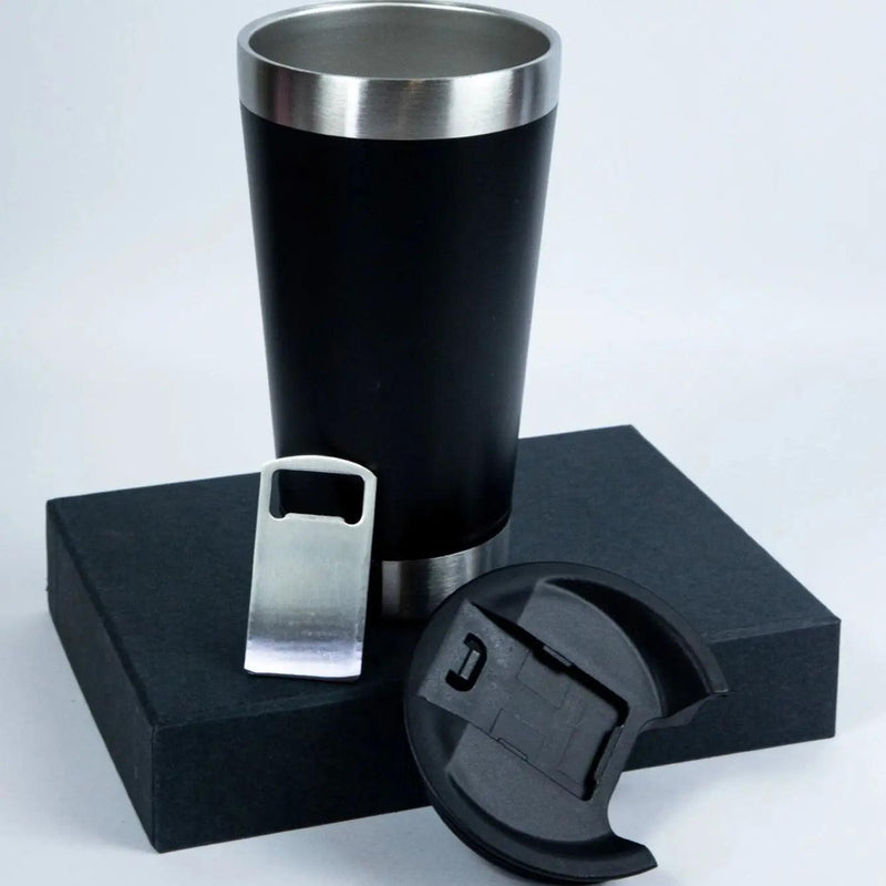 Copo Térmico com Abridor de Inox