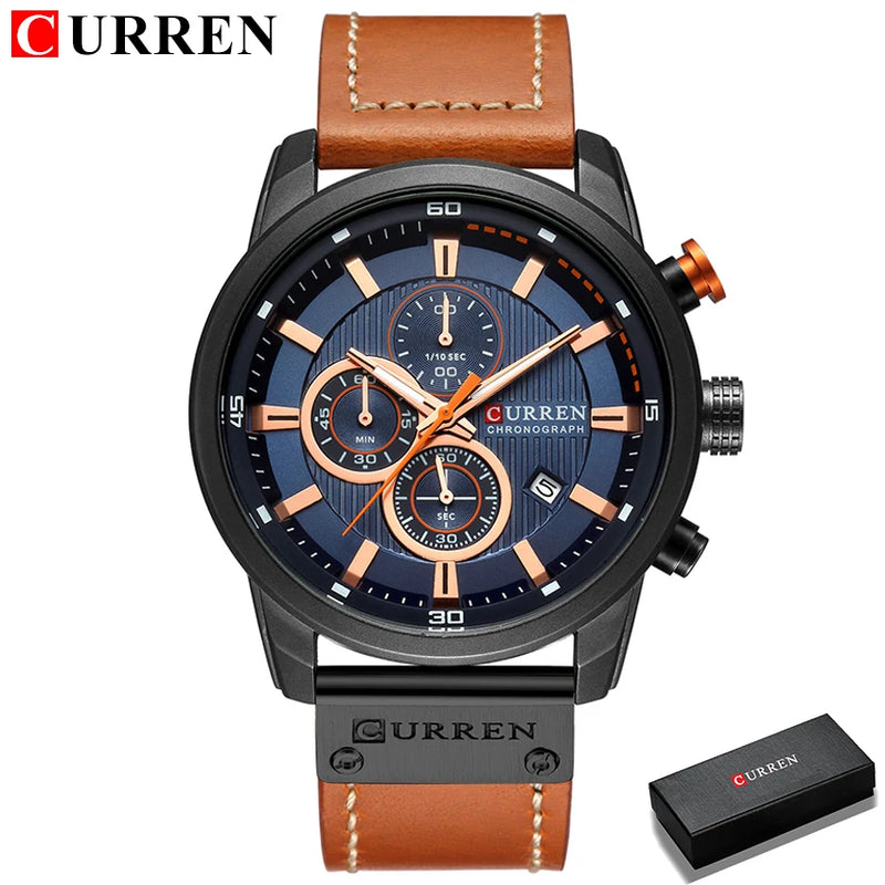 Relógio Masculino Curren Luxo – Estilo, Performance e Elegância em Um Só Acessório