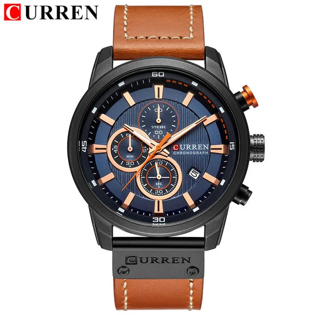 Relógio Masculino Curren Luxo – Estilo, Performance e Elegância em Um Só Acessório