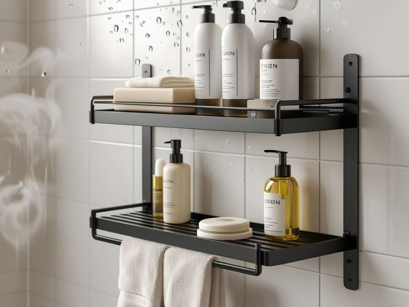 Prateleira Premium para Banheiro – Organização e Estilo para seu Espaço