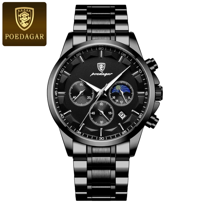 POEDAGAR Chrono Couro – Para quem prefere presença à aparência