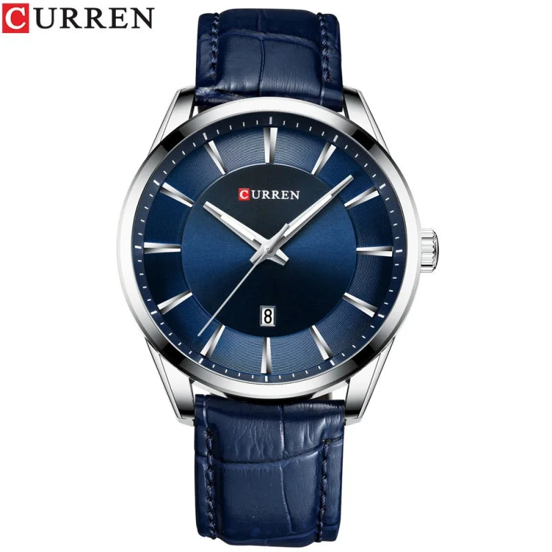 Relógio Masculino CURREN – Elegância Casual com Estilo Clássico