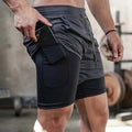Shorts Masculino 2 em 1 para Corrida e Academia