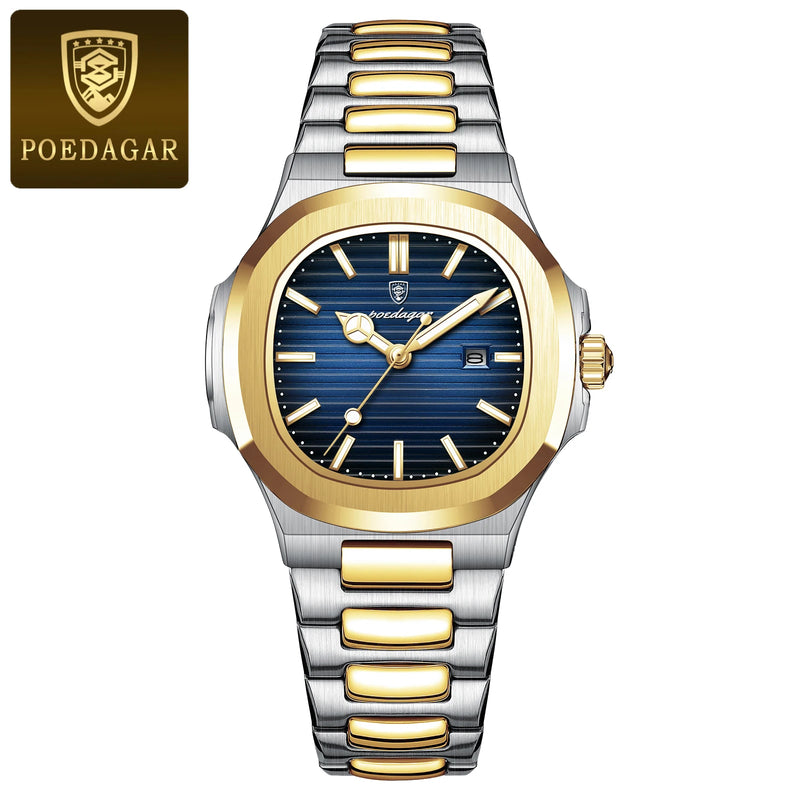 Relógio POEDAGAR Feminino com Design Elegante em Aço Inoxidável – Estilo e Funcionalidade em Harmonia