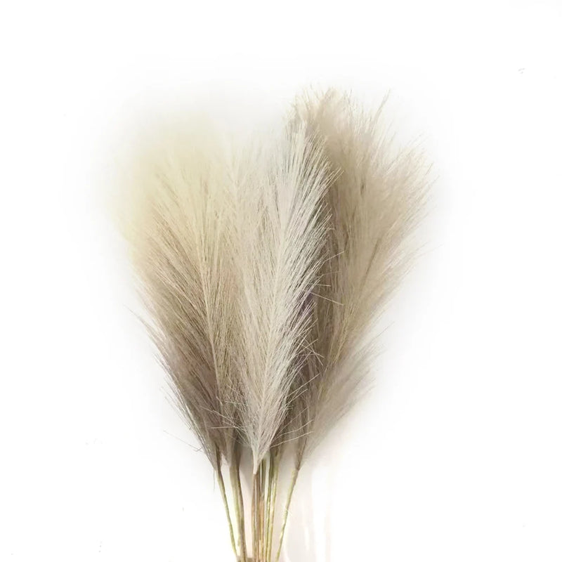 Conjunto de 6 Ramos de Pampas Artificial – Elegância Natural para sua Decoração
