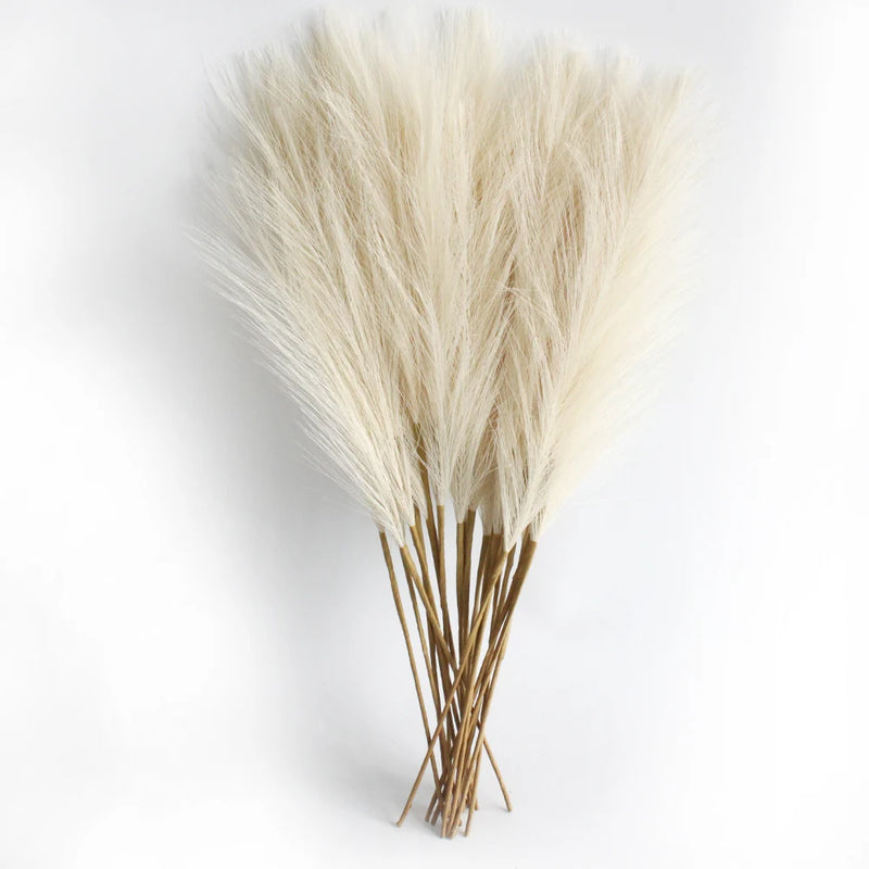 Conjunto de 6 Ramos de Pampas Artificial – Elegância Natural para sua Decoração