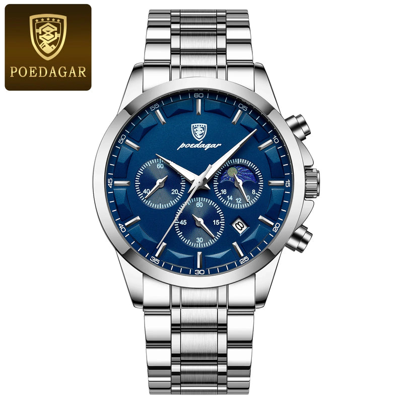 POEDAGAR Chrono Couro – Para quem prefere presença à aparência