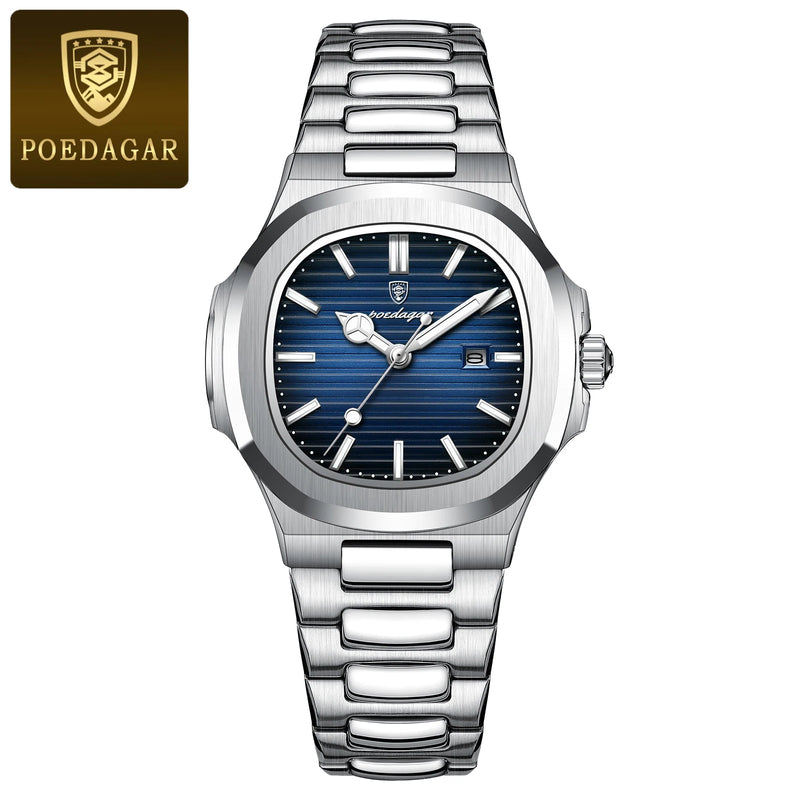 Relógio POEDAGAR Feminino com Design Elegante em Aço Inoxidável – Estilo e Funcionalidade em Harmonia