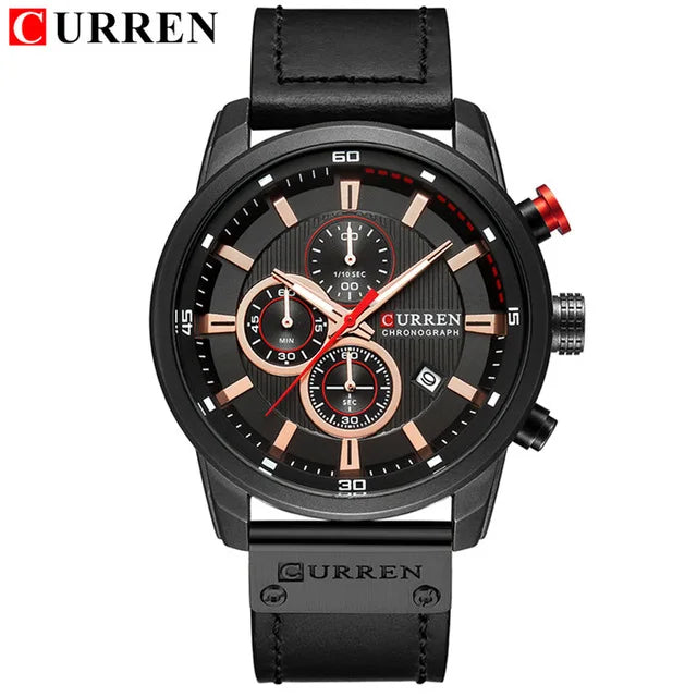 Relógio Masculino Curren Luxo – Estilo, Performance e Elegância em Um Só Acessório