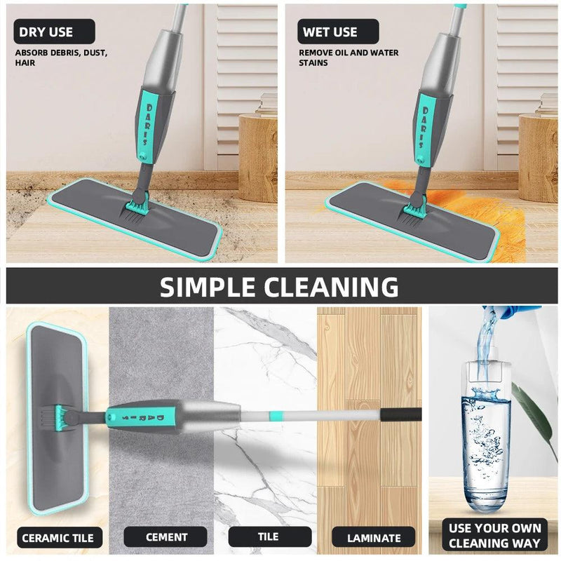 Rodo Mop com Microfibra – Limpeza Eficiente e Prática para Sua Casa!